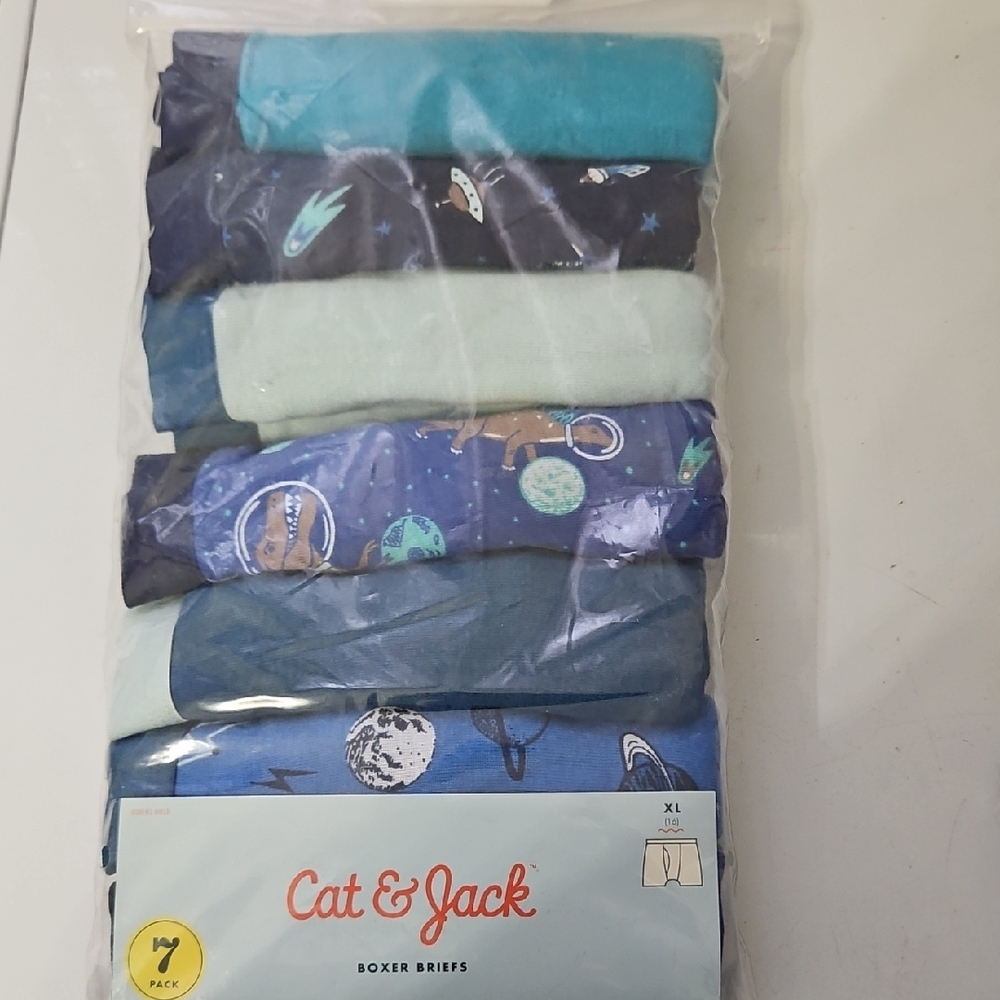 Cat & Jack Space-Themed Boxer Briefs Set/7 pack